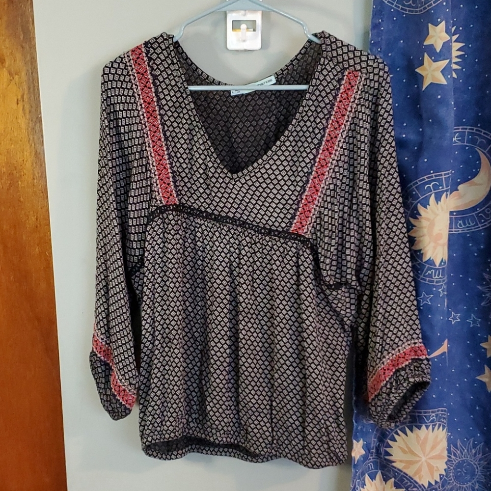 Long sleeve blouse